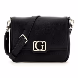 GUESS Sac à épaule bandoulière noir pour femme - Circe Flap Shoulder Bag 302711
