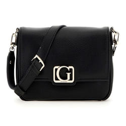 GUESS Sac à épaule bandoulière noir pour femme - Circe Flap Shoulder Bag 302711