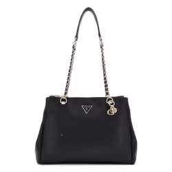 GUESS Sac à épaule noir pour femme - Cresidia Status Shoulder Satchel Bag 302736