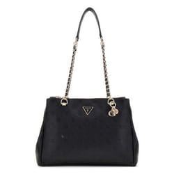 GUESS Sac à épaule noir pour femme - Cresidia Status Shoulder Satchel Bag 302736