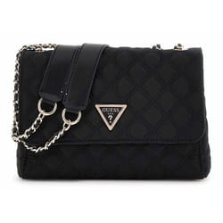 Sac à épaule bandoulière - GUESS - Giully Two Compartment - Noir - 100% polyester - 525 g