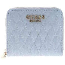 GUESS Porte-monnaie bleu clair pour femme - Betula Small Zip Around Wallet S Stormy Blue 299982