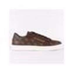Basket Guess Homme Todi IIK Marron Simili Cuir