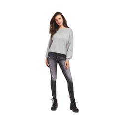 Jeans Guess Femme Jeansy super stretch fason skinny Noir Jean
