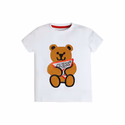 TShirt MC ourson logo  -  Guess jeans - Enfant