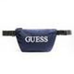 Sac banane Guess Homme quarto imprime logo Bleu Synthétique