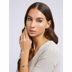 GUESS JUBE02147JW boucle d'oreille Clous d'oreilles Métal Noir