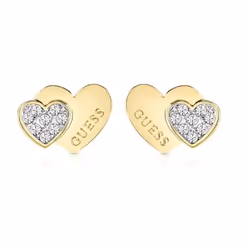 Boucles doreilles - GUESS - JUBE02174JWYGT-U - Acier inoxydable - Or - Zirconium