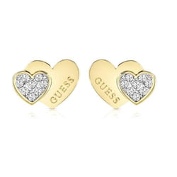 Boucles doreilles - GUESS - JUBE02174JWYGT-U - Acier inoxydable - Or - Zirconium
