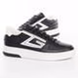 Basket - Guess - Homme - Classic Salerno logo G - Noir - cuir
