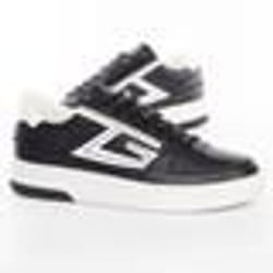 Basket - Guess - Homme - Classic Salerno logo G - Noir - cuir