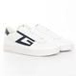 Basket - Guess - Homme - Classic Salerno logo G - Blanc - Synthétique