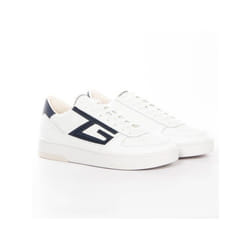 Basket Guess Homme Classic Salerno logo G Blanc Synthétique