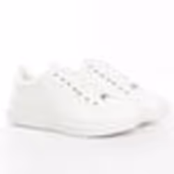 Basket - Guess - Homme - Vibo Classic triangle logo - Blanc - cuir