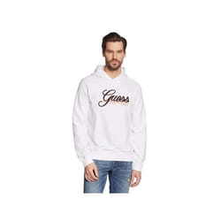 Sweat à capuche à logo brodé - Guess jeans - Homme