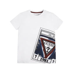 T-shirt coton bio enfant Guess