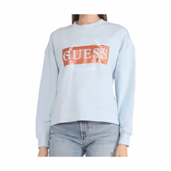 Sweatshirt col rond femme Guess Round Logo