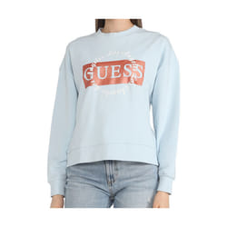 Sweatshirt col rond femme Guess Round Logo