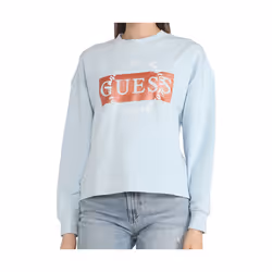 Sweatshirt col rond femme Guess Round Logo