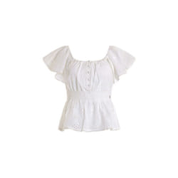 Blouse à volants femme Guess Peggy