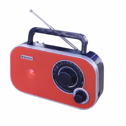 Roadstar TRA-2235, Portable, Analogique, FM, 6,5 W, 3,5 mm, Rouge