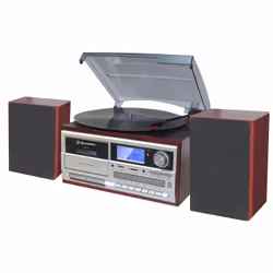 Roadstar HIF8892DBT, Système mini audio domestique, Cerise, 64 W, FM, PLL, Bleu, MP3