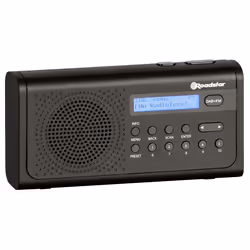 Roadstar TRA-300D+/BK, Portable, Analogique et numérique, DAB+, FM, Auto tuning, 2 W, LCD