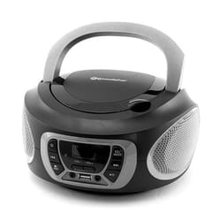 Roadstar CDR-365U/SL Lecteur de CD Lecteur CD portable Noir, Argent