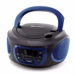 Roadstar CDR-365 U/BL, Bleu, Lecteur CD portable