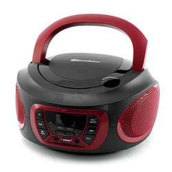 Roadstar CDR-365 U/RD Lecteur de CD Lecteur CD portable Rouge