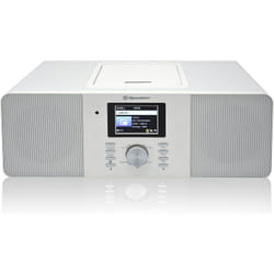 Roadstar - IR-540D+BTWH Micro-chaîne Radio Internet Wi-Fi et Numérique dab+/ fm, Lecteur CD-MP3 Bluetoot Blanc - Blanc