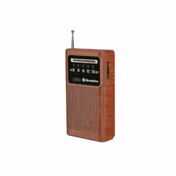 Roadstar TRA-1230/WD, Portable, Analogique, FM, 1-voie, 3,5 mm, Marron