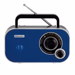 Roadstar TRA-2235 BL, Portable, Analogique, FM, 6,4 W, 3,5 mm, Bleu