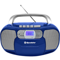 Roadstar RCR-4635 UMPBL Système stéréo portable Analogique 1,8 W FM, PLL Bleu