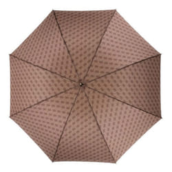 GUESS Parapluie canne brun clair marron pour femme - Regular Umbrella Latte Logo 319109