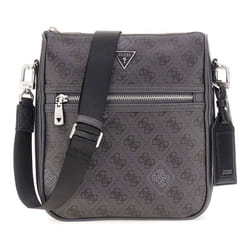 GUESS Sac à épaule bandoulière gris foncé noir pour homme - Milano Crossbody Bag 2 Black / White 325156