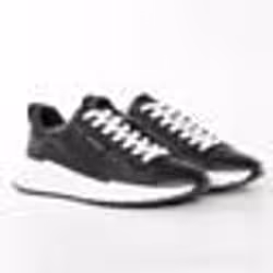 Basket Guess Homme Lucca Noir cuir