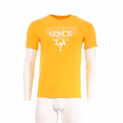T-shirt Jaune Homme Guess Blurry