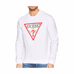 Sweat iconique en coton bio  -  Guess jeans - Homme