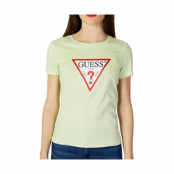 Tee shirt coton bio iconique   -  Guess jeans - Femme