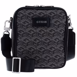 Sac à épaule bandoulière - GUESS - Ederlo Zip Around Crossbody - Gris - 100% polyuréthane - 220 g
