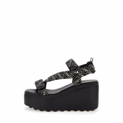 Sandales semelle compensée femme Guess Ocilia2 Logo - black - 36