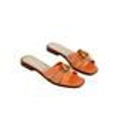 Sandales cuir femme Guess Symo - orange - 37