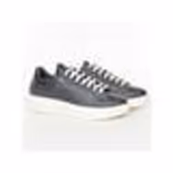 Basket Guess Homme Logo gravé Noir cuir