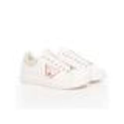 Basket - Guess - Homme - Red logo triangle - Blanc - cuir