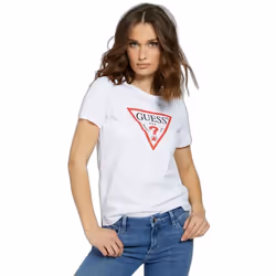 TShirt MC coton logo  -  Guess jeans - Femme