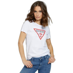 TShirt MC coton logo  -  Guess jeans - Femme