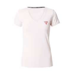 T-shirt col V femme Guess Mini Triangle