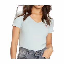 T-shirt col V femme Guess Mini Triangle