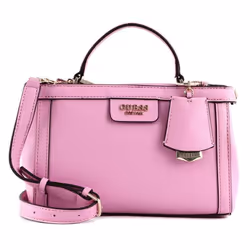 GUESS Sac à épaule bandoulière rose pour femme - Eco Angy Society Satchel Flamingo 229361